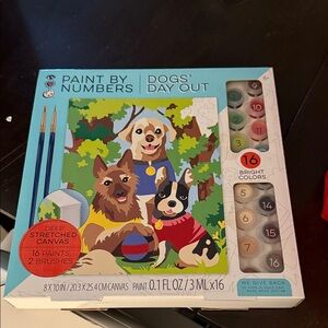 Paint by Numbers Kit - Dogs' Day Out